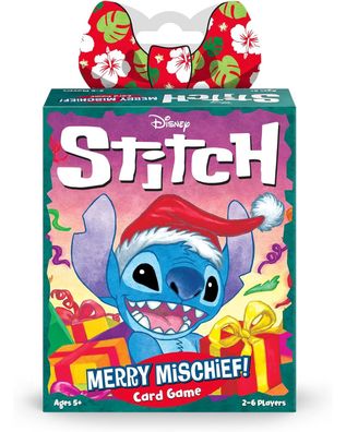 Funko - Kartenspiel - Lilo & Stitch Merry Mischief (englisch) Weihnachten Disney