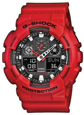 Casio G-Shock GA-100B-4AER Digital-Analog Uhr