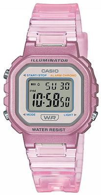 Casio Armbanduhr Digital rosa transparent LA-20WHS-4AEF