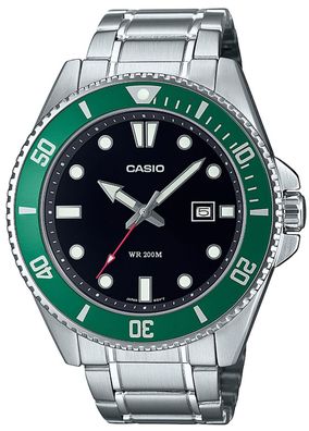 Casio Herren Armbanduhr MDV-107D-3AVEF Edelstahlband