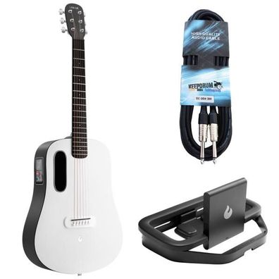 Lava Music Gitarre ME Play Nightfall mit Ladestation und Kabel