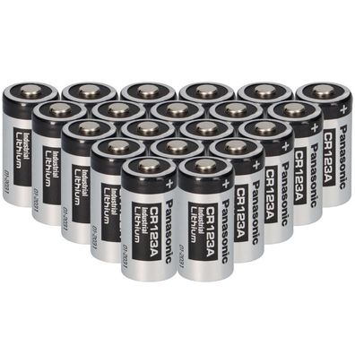 20x Panasonic 3V CR123A DL123A Batterien CR17345 Ultra Lithium Foto Bulk