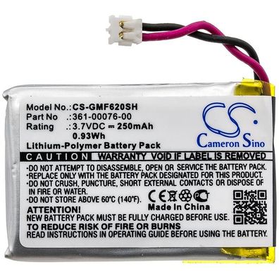 Ersatzakku - CS-GMF620SH - GARMIN Forerunner 620 - 3,7 Volt 250mAh Li-Polymer