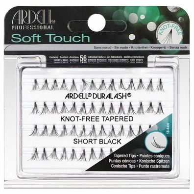 Ardell Soft Touch Kurz Schwarz, 56 Wimpernbüschel