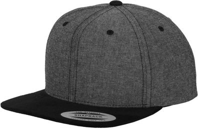 Flexfit Cap Chambray-Suede Snapback Black