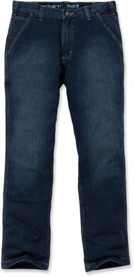 Carhartt Herren Jeans Rugged Flex Relaxed Dungaree Jean Light Blue Chambray