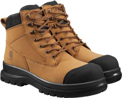 Carhartt Herren Sicherheitsstiefel Detroit 6 Inch S3 Zip Boot Wheat