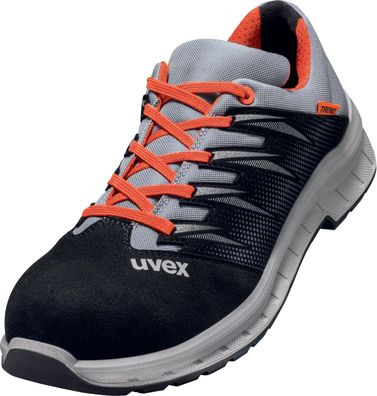 Uvex 2 Trend Halbschuhe S2 69098 Schwarz, Grau, Rot (69098)