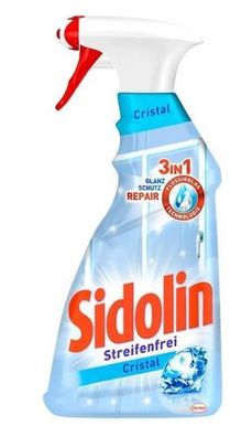 Sidolin Glasreiniger, 500ml, Kristallklarer Glanz