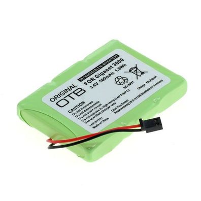 OTB - Ersatzakku kompatibel zu Siemens Gigaset 3000 Micro - 3,7 Volt 500mAh NiMH