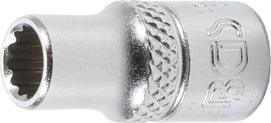 Steckschlüssel-Einsatz Zwölfkant | Antrieb Innenvierkant 6,3 mm (1/4") | SW 6 mm BGS