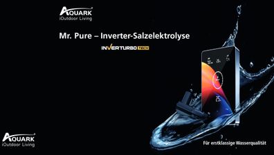 Aquark Mr. Pure MPS14 Inverter-Salzelektrolyse Redox | pH | Temperatur | Wifi 14 g/h