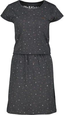 Alife & Kickin Damen Sommerkleid ShannaAK B Shirt Dress Moonless Melange