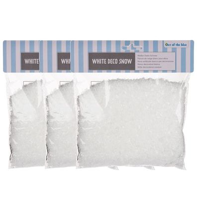 Deko Schnee weiß 255g (3 x 85g)