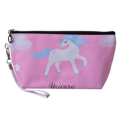 Juleeze Damenkulturtasche 23x13 cm Rosa Synthetisch Rechteck Einhorn (Gr. 23x13 cm)