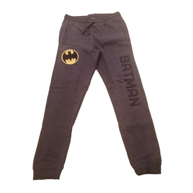 Jogginghose für Kinder mit Batman-Logo - Dunkelgrau mit gelbem Logo und Schriftzug