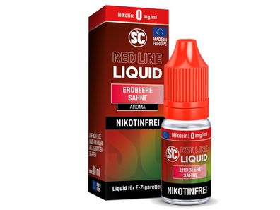 SC - Red Line - Erdbeere Sahne - Nikotinsalz Liquid