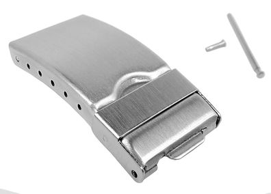 Minott | Sicherheitsschließe für Edelstahlband silberfarben 32557