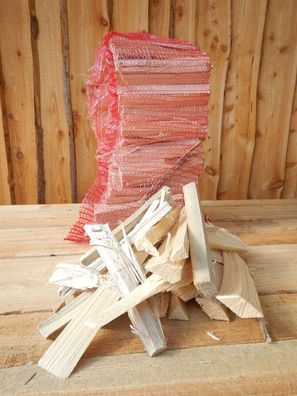 1 SACK FICHTE Brennholz Anmachholz Anzündholz HOLZ FEUER KAMIN 6Kg 24dm³