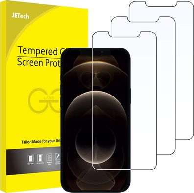JETech Schutzfolie fér iPhone 12 Pro Max 6,7 Zoll Panzer Schutz Gehärtetem
