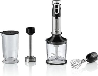 Arzum AR1162 Chefblend 1000-Watt Maxi-Mixer-Set, 500 ml und 700 ml Edelstahl Silbe