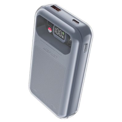 Acefast Powerbank 20000mAh Sparkling Series Schnellladung 30W grau