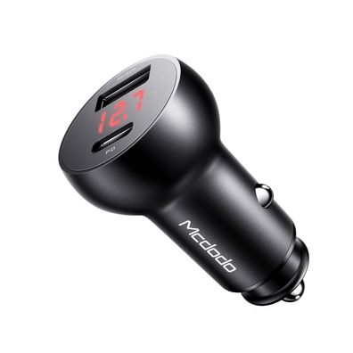 Mcdodo KFZ Autoladegerät Schnellladung Q3.0 Quick Charge USB 3.0 2x USB Typ-C 30W