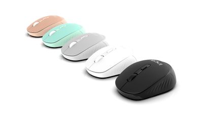 INCA Candy Design Wireless Mouse Maus, 2.4GHz Wireless, Ergnomisch Auto Sleep