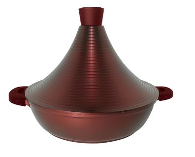 Aluguss Tajine Tagine Ø28cm Induktion Silikongriffe Gartopf Dampfgarer Bräter