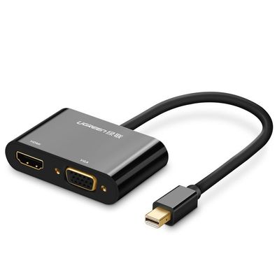 Ugreen HDMI / VGA - Mini DisplayPort Adapter 4K@30 Hz Full HD 1080p schwarz