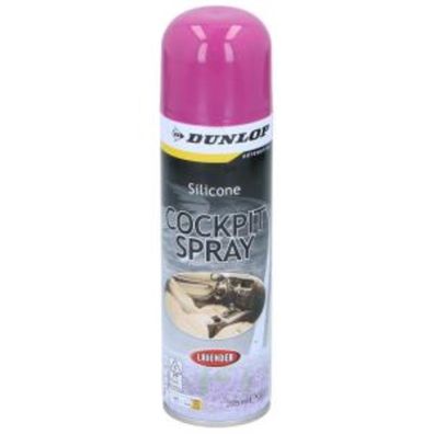 Dunlop - Cockpit-Reinigungsspray 225 ml mit Lavendelgeruch wirkt gegen Staub und