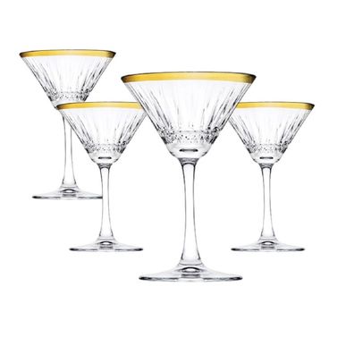 Pasabahce Elysia Martiniglas, Cocktailschale, Cocktailglas, 220ml, Glas, transpare