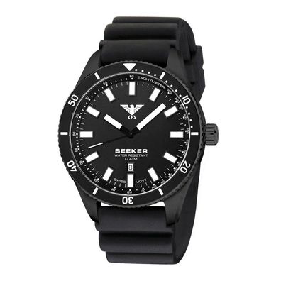 KHS - KHS. SEEBS. DB - Armbanduhr - Herren - Quarz - Seeker Black Steel