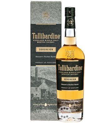 Tullibardine Sovereign Highland Single Malt Whisky (43 % Vol., 0,7 Liter) (43 % Vol.,