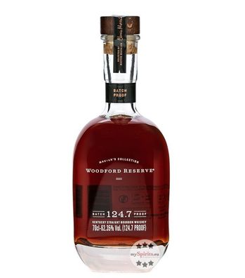 Woodford Reserve 124.7 Batch Proof Bourbon Whiskey (62,35 % vol, 0,7 Liter) (62,35 %