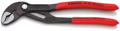 KNIPEX 87 01 180 Cobra® Hightech Wasserpumpenzange 180 mm poliert mit rutschhemmen