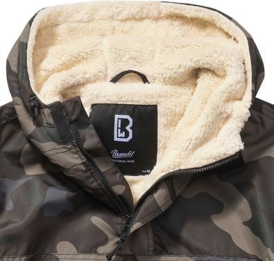 Brandit Jacke Windbreaker Sherpa in Darkcamo