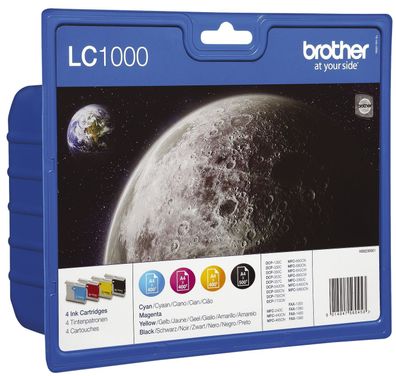 Brother LC1000VALBPDR Original Brother Tintenpatrone MultiPack Bk, , , (LC-1000VA