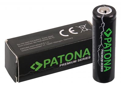 PATONA Premium 14500 Zelle ICR14500 Li-Ion Akku 3,7V 800mAh