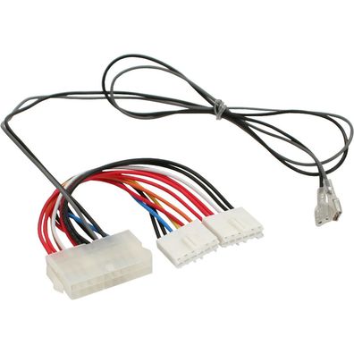 InLine® 26641S Stromadapter intern, 20pol ATX-NT zu P8/P9 AT-Mainboard + Schalter,