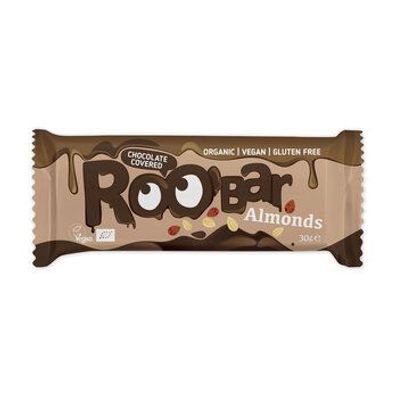 ROO´BAR 6x Roobar Mandel mit Schokoladenüberzug, 30g, glutenfrei 30g