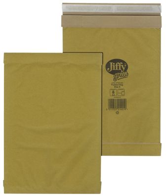 Jiffy® 30001314 Papierpolstertasche Größe 4 - 240 x 343mm, braun