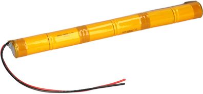 Akkupack 7,2V 2500mAh C NiCd Notleuchten HT 20cm Kabel Stange L61NICD2500