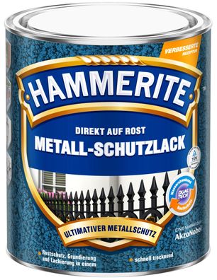 750ml Hammerite Msl Hammerschlag dunkelgrau