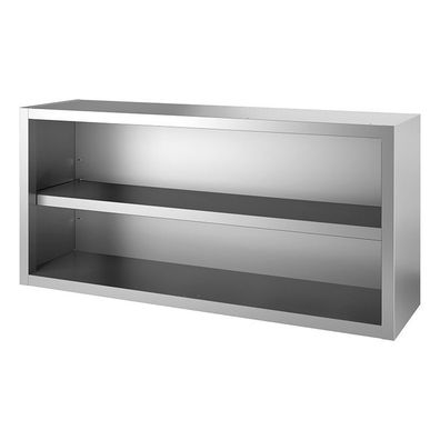 Offener Wandschrank aus Edelstahl 1500(L)x400(T)x660(H)mm