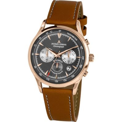 Jacques Lemans - 1-2068F - Armbanduhr - Herren - Quarz - Chronograph