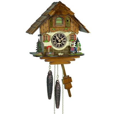 Trenkle - 1509 - Chalet-Kuckucksuhr - 1-Tag-Kettenzugwerk - Kuckuck Classic