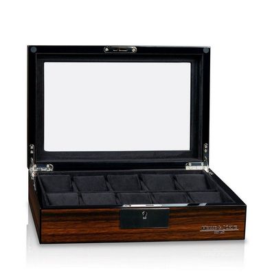 Heisse & Söhne - 70019-196.159 - Uhrenbox - für 10 Uhren - Tenor 10 - Ebony