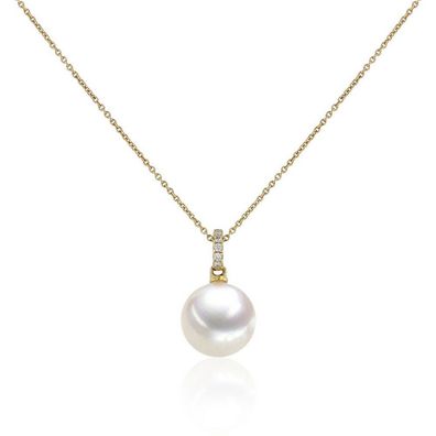 Luna-Pearls - 216.0791 - Collier - Damen - 750 Gelbgold - Akoya-Zuchtperle 8-8.5mm