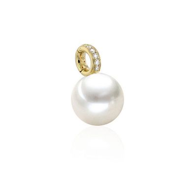 Luna-Pearls - 202.1630 - Anhänger - Damen - 750 Gelbgold - Brill. H-SI 0.08ct